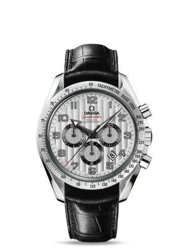 Omega Speedmaster Broad Arrow 44.25 Stainless Steel / Silver Stripes